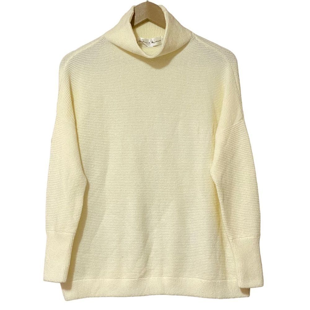 Chelsea & Theodore Sweater Women’s XS Light Yellow Pullover Casual Winter NWT
